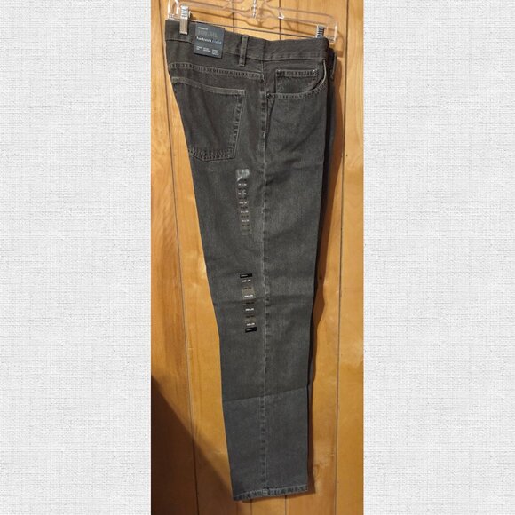 Van Heusen Studio Straight Fit 5-Pocket Jeans - Picture 1 of 6